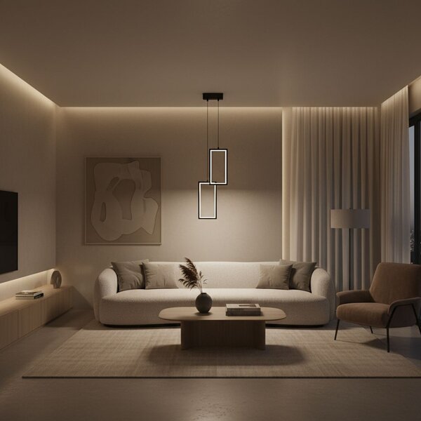 Lampa LED LHJ085-2CP BLACK
