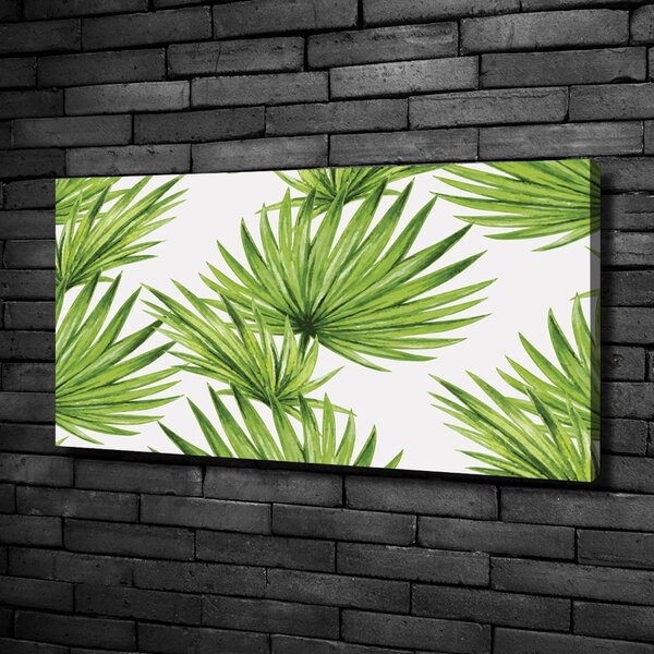 Tablou pe pânză canvas frunze tropicale