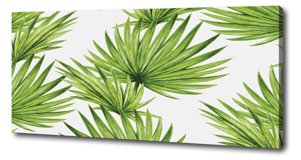 Tablou pe pânză canvas frunze tropicale