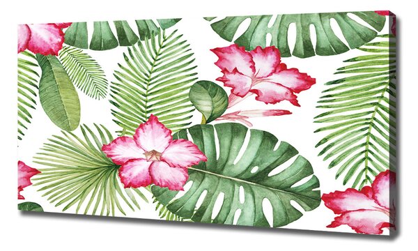 Tablou pe pânză flori tropicale