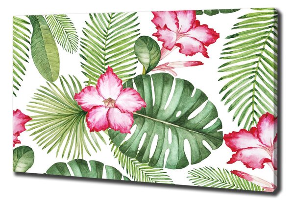 Tablou pe pânză flori tropicale
