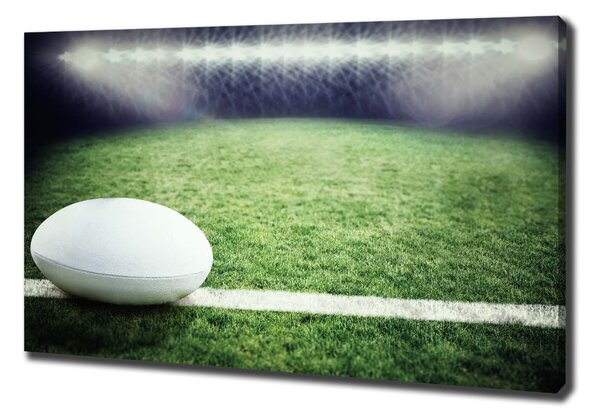 Pictură pe pânză Minge de rugby