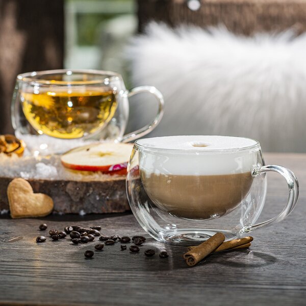 Pahare termo pentru cappuccino 4Home Hot&Cool Cool 270 ml, 2 buc