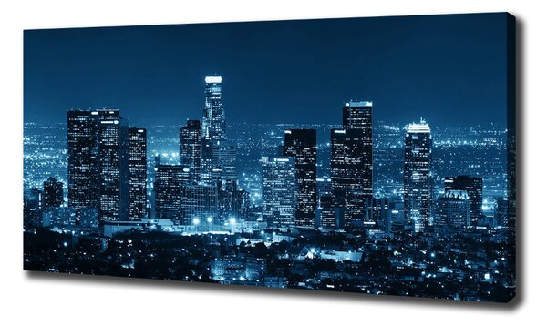 Imprimare tablou canvas Los Angeles, pe timp de noapte