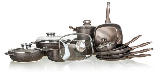 Tigaie Banquet, pentru clătite, cu suprafaţă non-aderentă Premium Dark Brown 24 cm