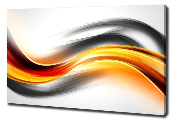 Pictură pe pânză valuri abstracte