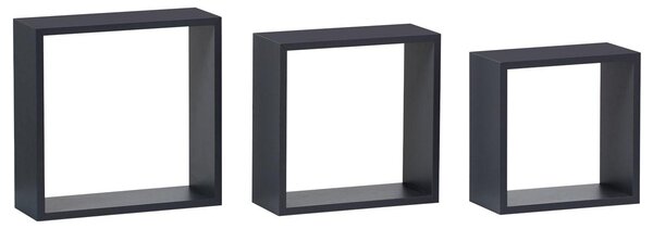 Set 3 rafturi de perete Parto (gri mat). 1121155