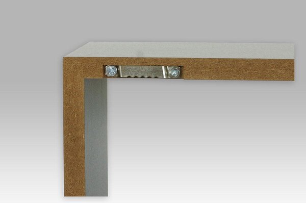 Set 3 rafturi de perete Parto (alb mat). 1121152