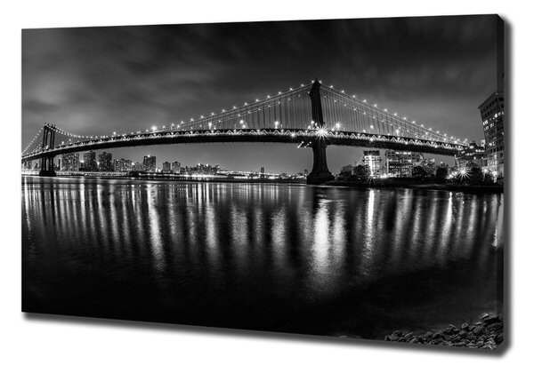 Print pe canvas Manhattan pe timp de noapte