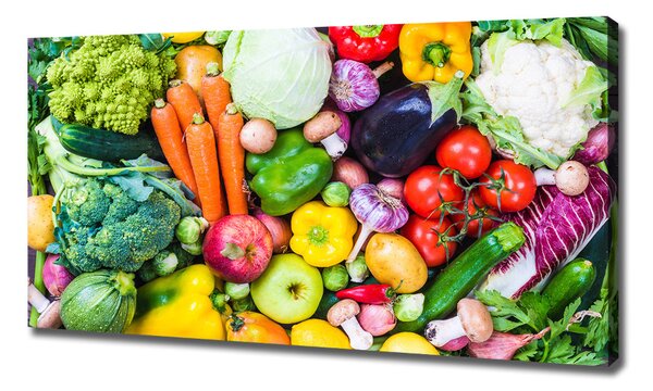 Print pe canvas legume colorate