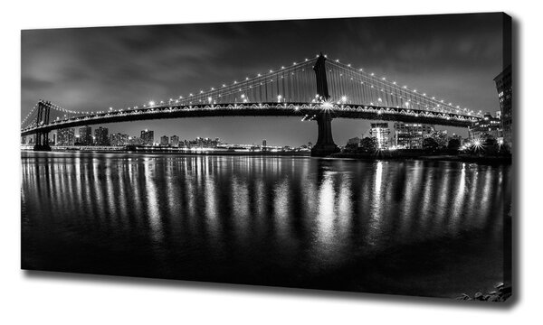 Print pe canvas Manhattan pe timp de noapte