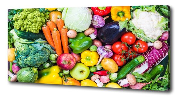 Print pe canvas legume colorate