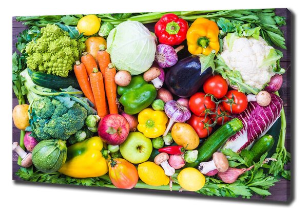 Print pe canvas legume colorate
