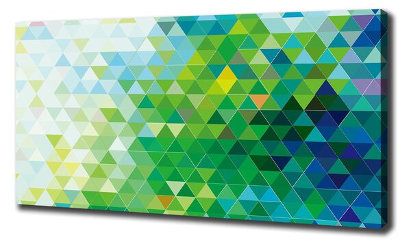 Tablouri tipărite pe pânză triunghiuri abstractizare