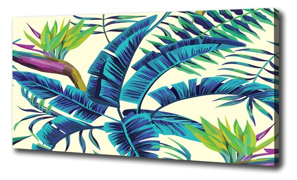 Tablou pe pânză frunze tropicale