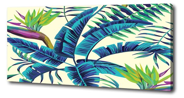 Tablou pe pânză frunze tropicale
