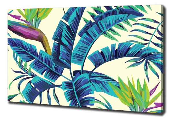 Tablou pe pânză frunze tropicale