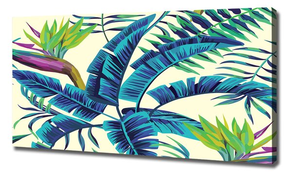 Tablou pe pânză frunze tropicale