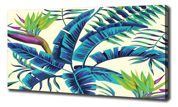 Tablou pe pânză frunze tropicale