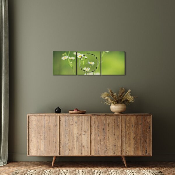 Tablou - Margarete (cu ceas) (90x30 cm)