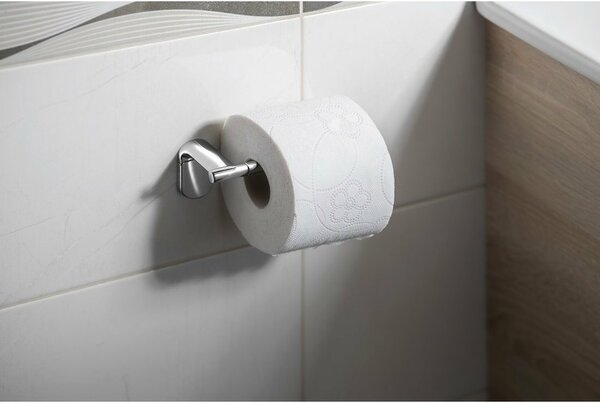 Suport de hârtie igienică METAFORM ZE017 Zero fără capac, argintiu