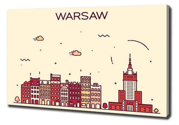 Pictură pe pânză Varșovia, Polonia