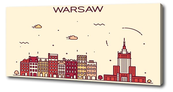 Pictură pe pânză Varșovia, Polonia