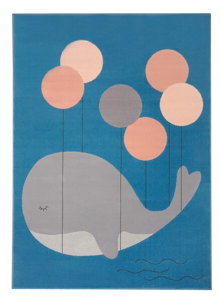 Covor pentru copii Hanse Home Adventures Whale Buddy, 80 x 150 cm