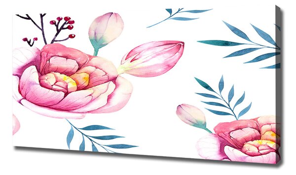 Print pe pânză model floral