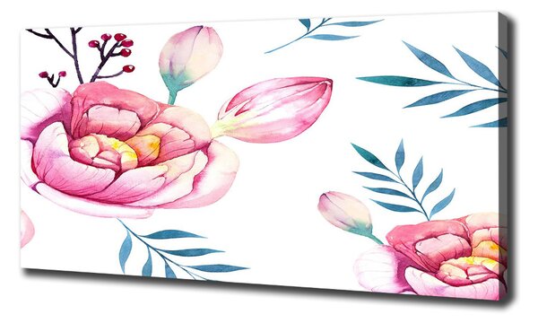 Print pe pânză model floral