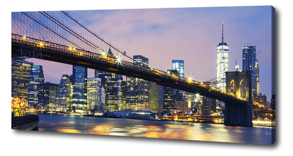 Imprimare tablou canvas Podul Brooklyn