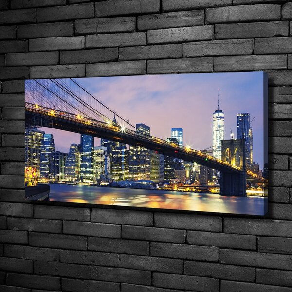 Imprimare tablou canvas Podul Brooklyn
