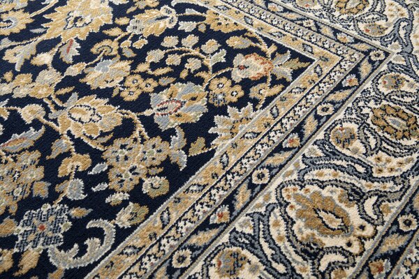 Covor Clasic Sufragerie, Model Kasmar 8746 334, Albastru 80 x 150, Dreptunghi