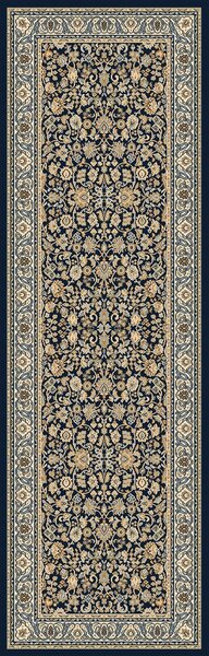 Covor Clasic Sufragerie, Model Kasmar 8746 334, Albastru 80 x 150, Dreptunghi