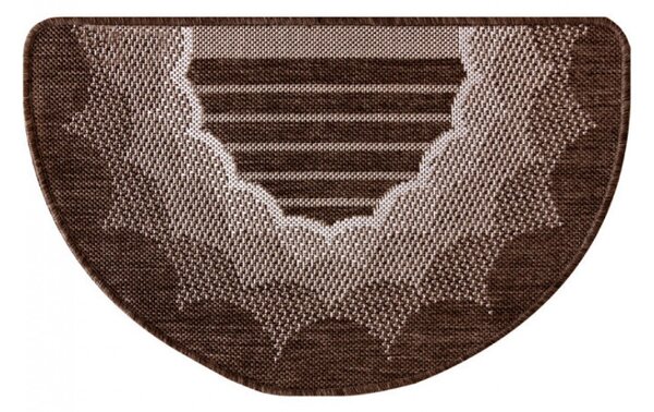 Covor Pentru Usa Intrare, Flex 19162 91, Antiderapant, Maro, 50 x 80 cm 50x80