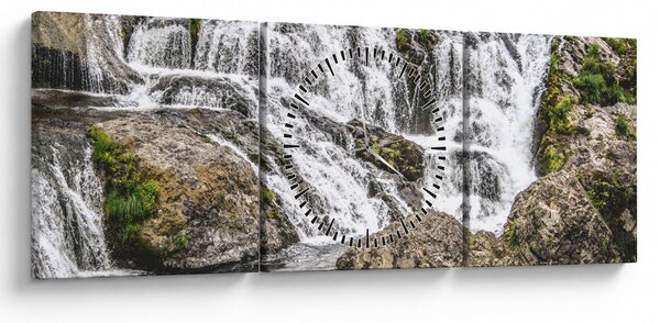 Tablou - Cascade (cu ceas) (90x30 cm)