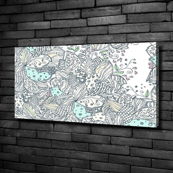 Print pe pânză model floral
