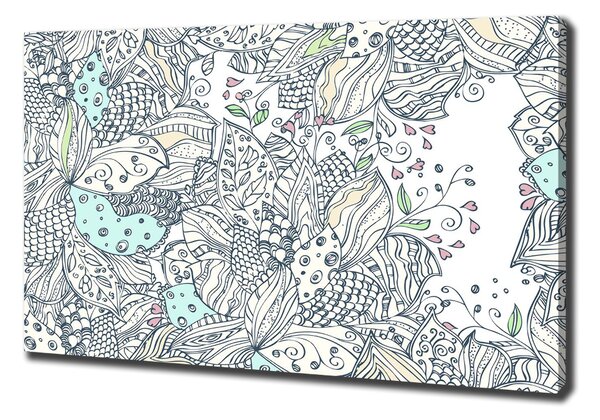 Print pe pânză model floral