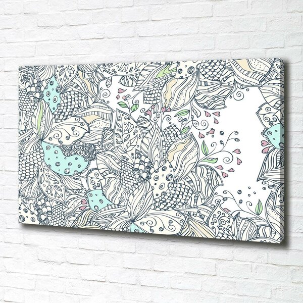 Print pe pânză model floral
