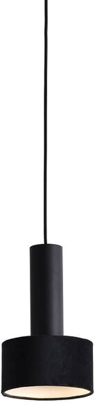 Pendul modern negru ARIETTA cu abajur negru catifelat 1x40W GU10