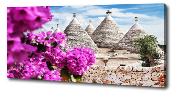 Pictură pe pânză case trulli
