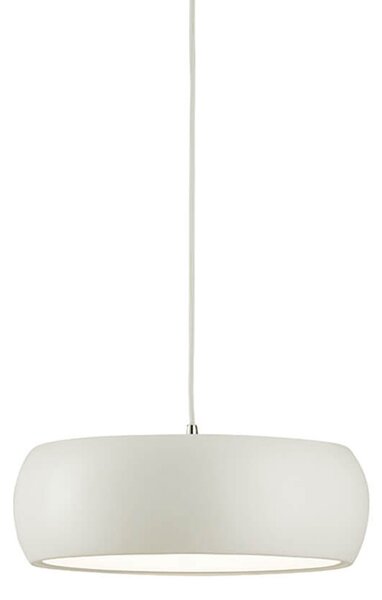 Pendul minimalist alb din metal SALI cu LED 24W