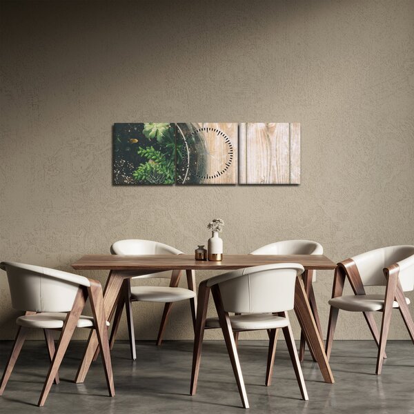 Tablou - Terariu de sticlă (cu ceas) (90x30 cm)