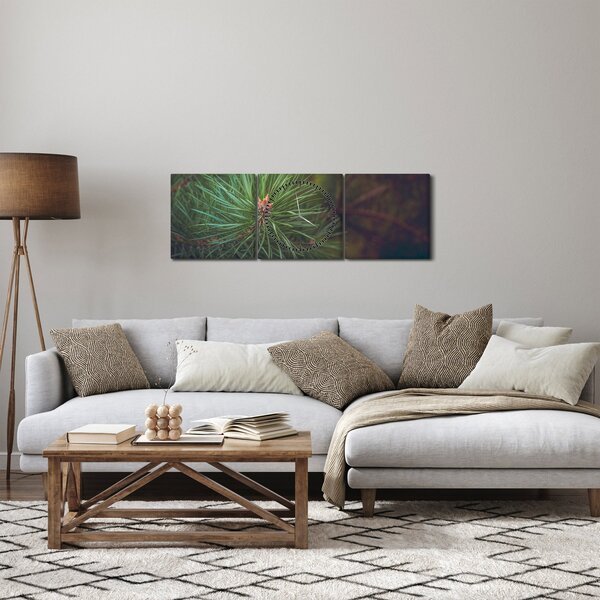 Tablou - Pin (cu ceas) (90x30 cm)