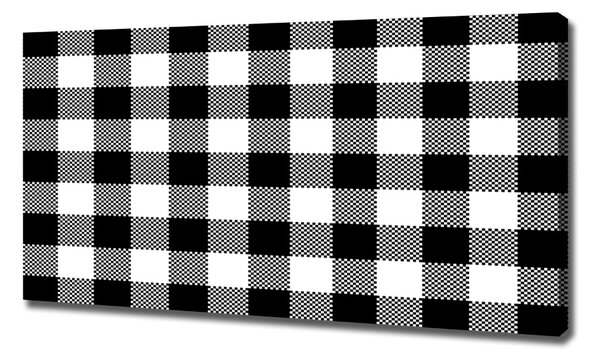 Tablou canvas zăbrele alb-negru
