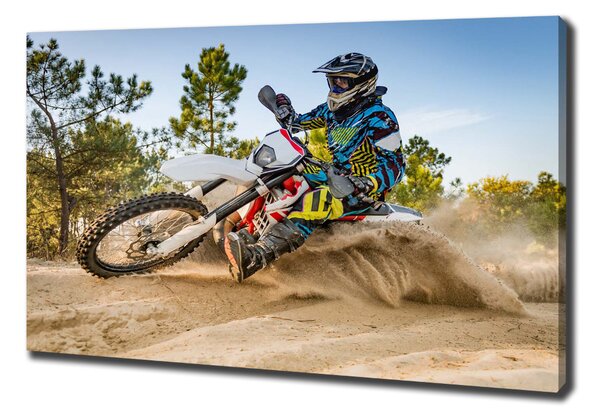 Print pe canvas Motocros