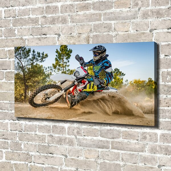 Print pe canvas Motocros