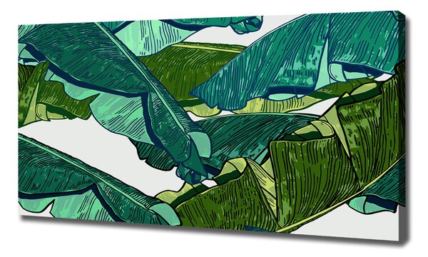 Print pe canvas frunze de bananier