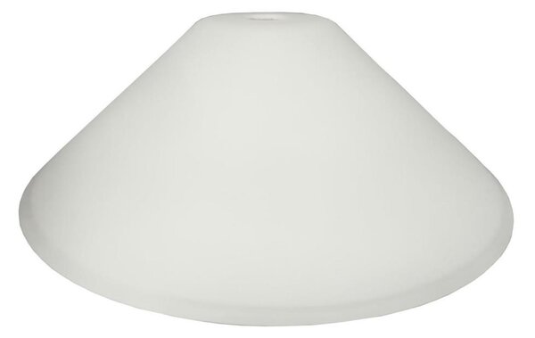 Abajur de rezervă din sticlă Rabalux MARIAN E27 d. 39 cm alb