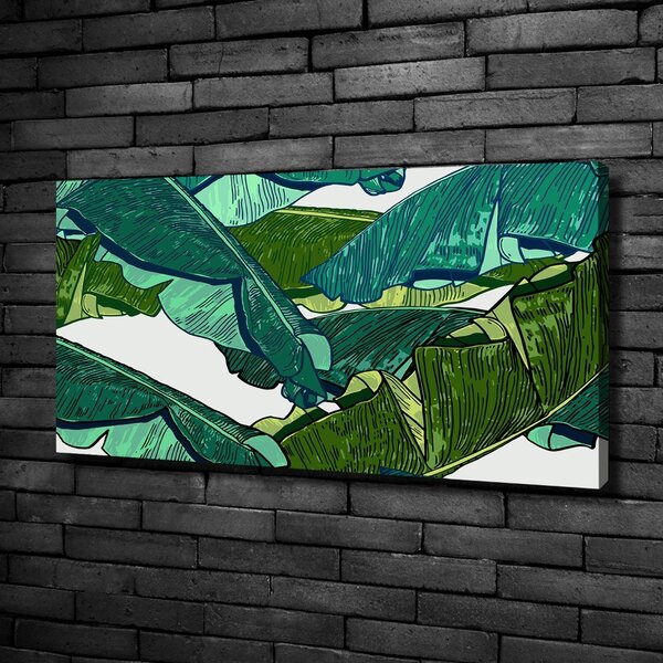 Print pe canvas frunze de bananier